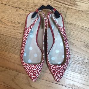 Red and white flats - Boden